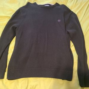Chaps Black Sweater